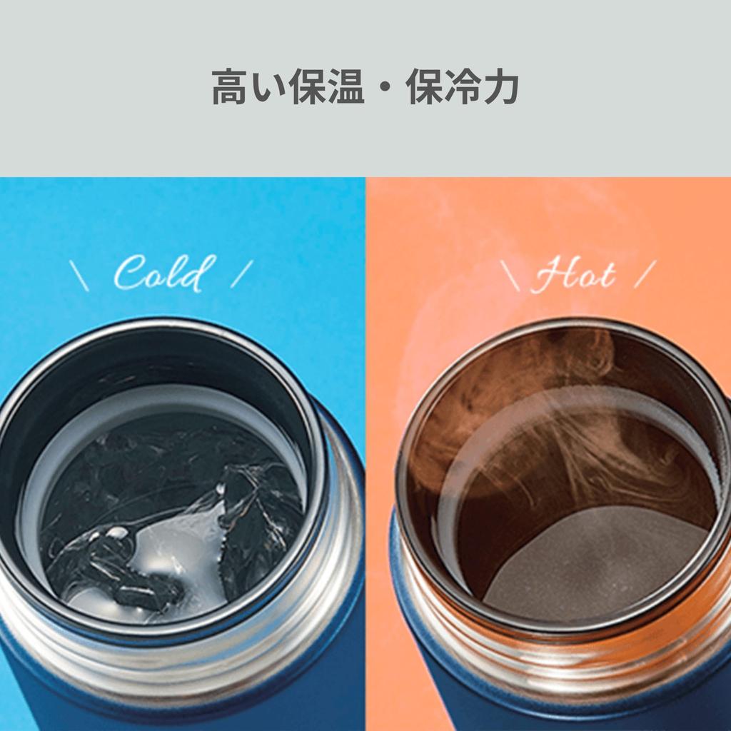 Бутылка для воды ZOJIRUSHI из нержавеющей стали, кружка, бутылка для питья, легкая, холодная, изоляция, теплая, 480 мл, белая SM-JF48-WA