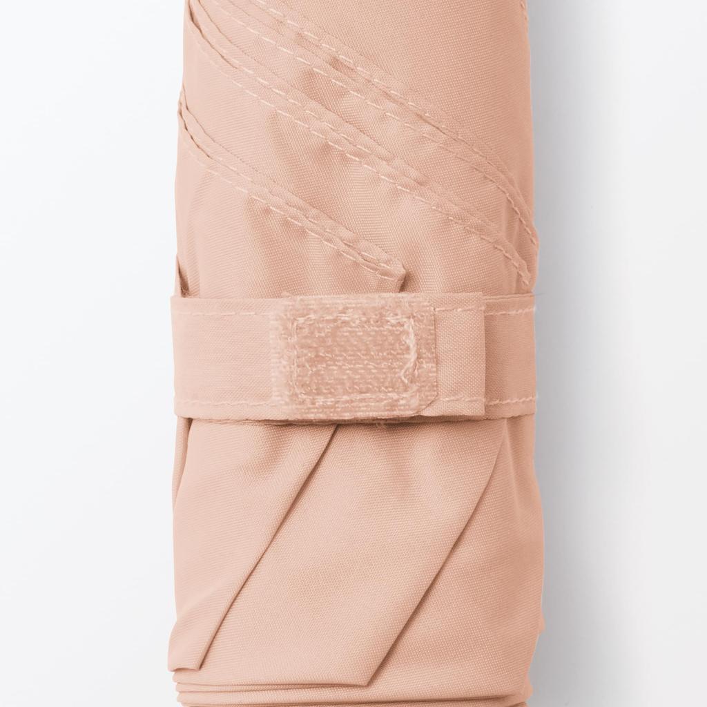MUJI Легкий складной зонт от солнца и дождя, унисекс, легкий, длина спицы 50 см, для взрослых, DEA03A5A, розовый,