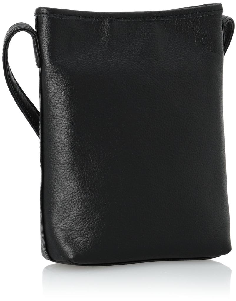 K Mark Внешний карман Кроссбоди Сумка через плечо Черный 15151 [Kitamura] Y-1321 Женский Черный/Эмаль [Черный]