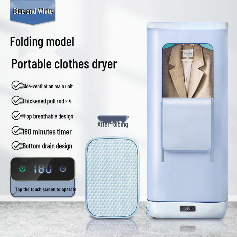 Smart Foldable Automatic Ironing and Drying Machine with Integrated Garment Steamer