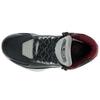 Li Ning WOW 2 Нескользящие, Износостойкие, Упругие Баскетбольные Кроссовки Средней Высоты Мужские Черно-Серый Белый ABAH017-2