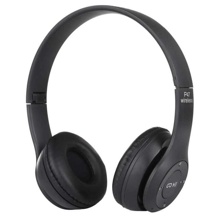 Складные беспроводные Bluetooth-наушники P47 с аудиоразъемом 3,5 мм, поддержка MP3 / звонков
