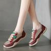 2024 New Fashion Casual Vulcanized Shoes Color Matching Mesh Lace-up Breathable Low-top Women's Sports Shoes Zapatos De Mujer