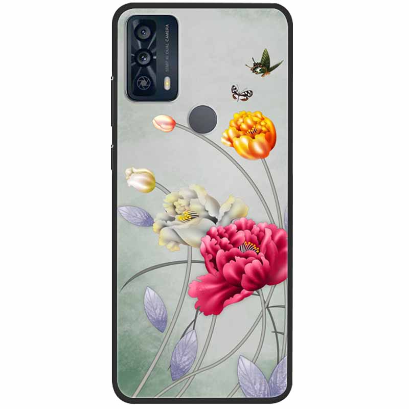 Чехол For TCL 20B Case 6159K Силиконовый Мягкий Модный TPU Чехол для Телефона для TCL 20B Case для TCL 20B 20 B Бампер Защитный TPU Оболочка