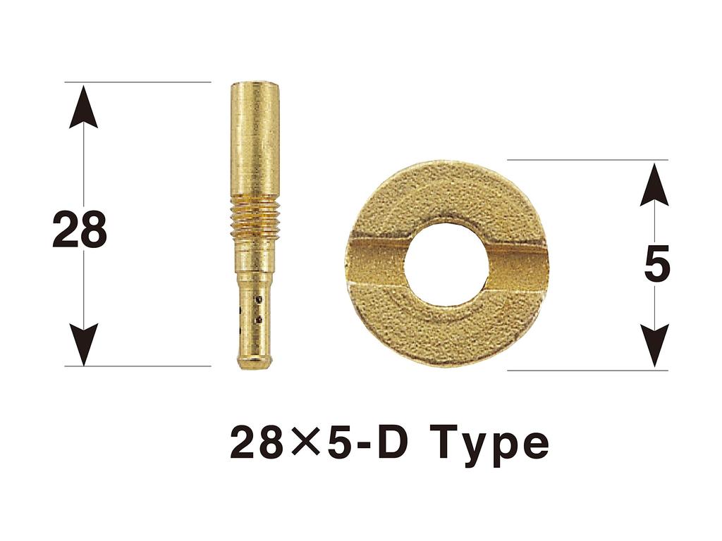 POSH FAITH Мотоциклетные принадлежности Pilot Jet 3 Негабаритный набор Pilot Jet (28X5-Д) [Совместимость] Live DIO-ZX (1997-2000 гг.) | Свинец 100/50 756006-10