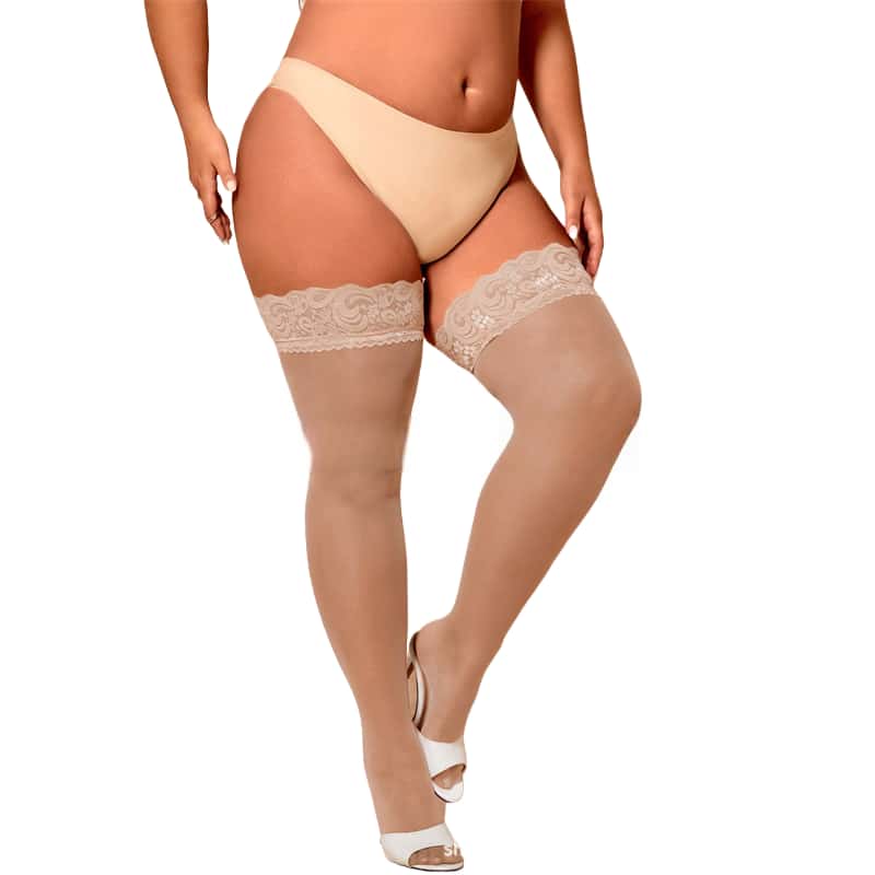 Women Stockings 2026 New Plus Size Women's Thigh High Sheer