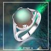 Elegant Simple Round Moonstone Rings For Women 925 Silver Fine Jewelry Anniversary Engagement Gift