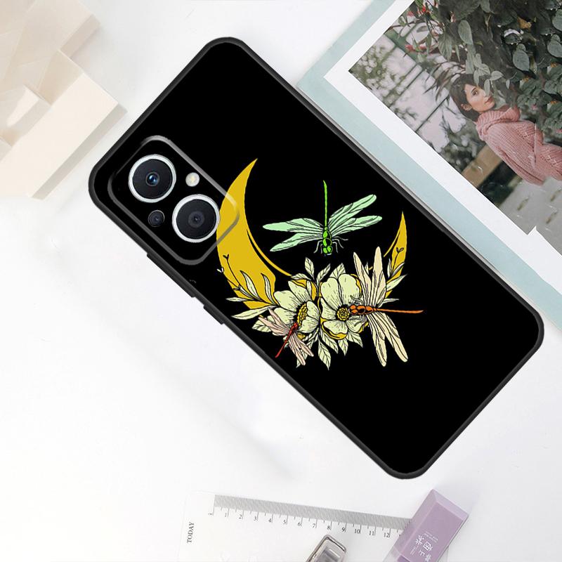 Чехол 'Стрекоза' для OPPO Reno 11F 4Z 5Z 8T 10 Pro 4 6 7 8 5 Lite OPPO Find X6 Pro X2 X3 X5 Lite Чехол