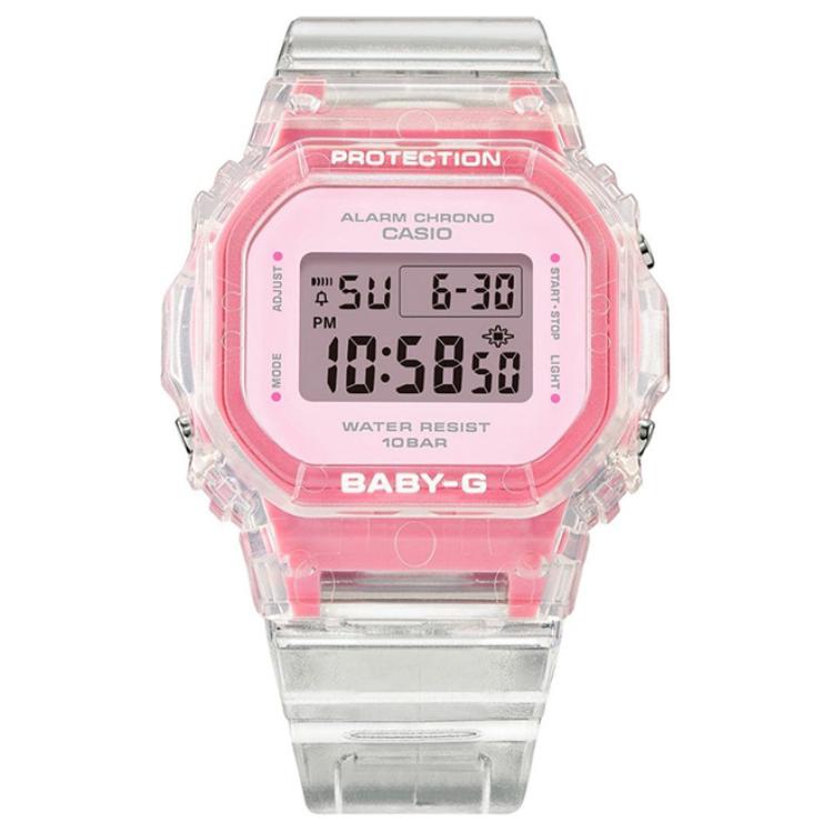 Casio Женские часы BABY-G Розовые BGD-565SJ BGD-565SJ