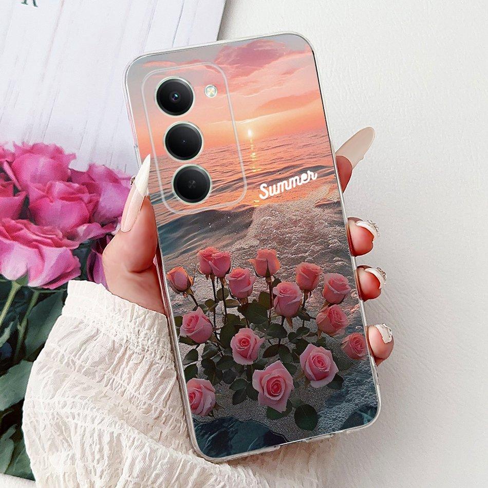 For Xiaomi Redmi 15 5G Note 15R Elegant Floral Butterfly Phone Case For Redmi Note15R Redmi15 5G Soft Silicone TPU Cases