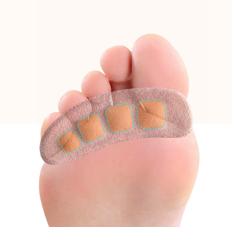 5 Pairs Forefoot and Heel Pads for Women Non-slip Self-adhesive Inserts High Heel Cushion Pads