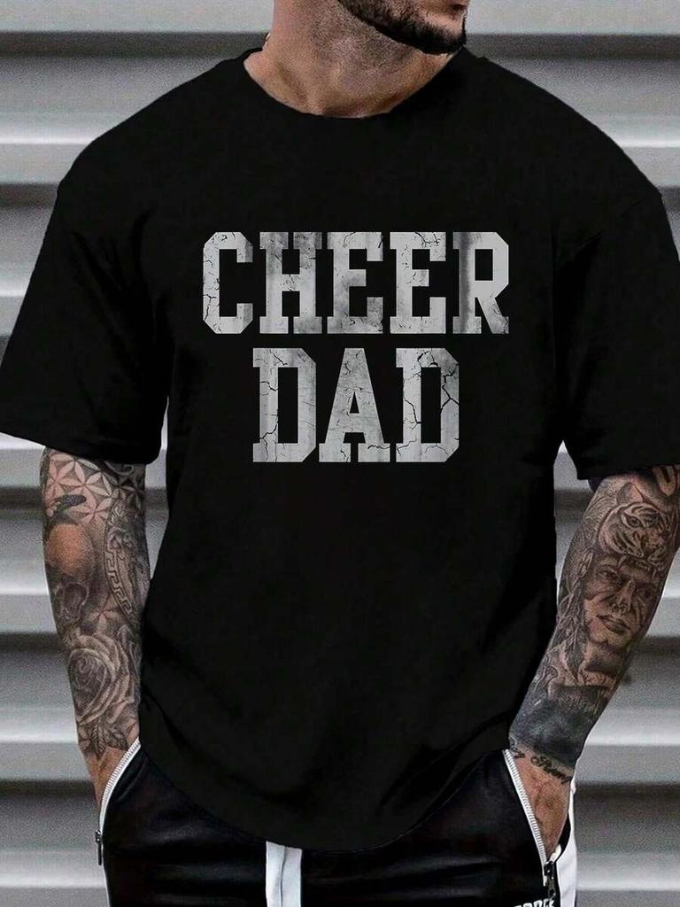 Cheer Dad Cheer Leading Cheer Leading Men Dad Father Unisex T-Shirt
