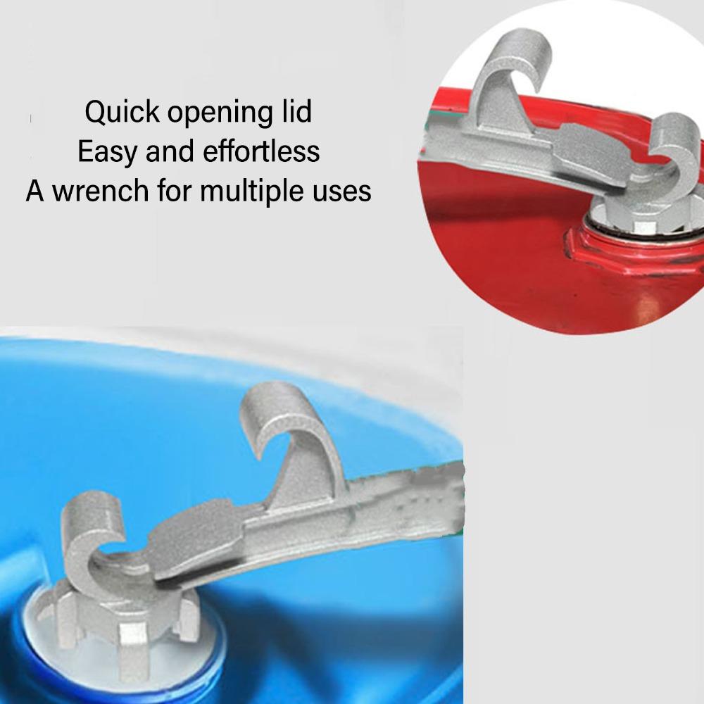 2PCS Aluminum Alloy Bucket Opener Tool 3-in-1 Lid Remover Tool Pail Opener Tool Industrial
