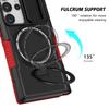 Push Window Camera Magnetic Case For Samsung Galaxy S23 Ultra S21 Plus S20 FE Note 20 Hybrid Armor Stand Wireless Charging Cover