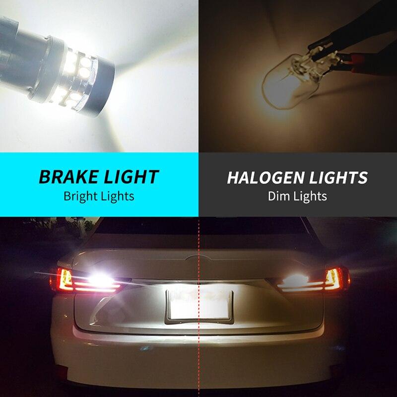 2pcs 1156 BA15S PY21W P21/5W 1157 BAY15D LED Bulbs 3030 19SMD Canbus Car Turn Signal Light Brake Reverse Parking Lamps 6000k 12v