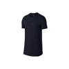 Pure Color Casual Round Neck Sport Pullover Short Sleeve T-Shirt Men Tops Black 911322-010