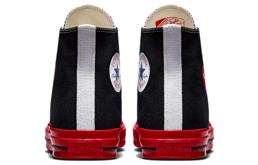 Кеды Chuck 70 Comme des Garçons Play x Chuck 70 Converse High 'Черный Красный' A01793C