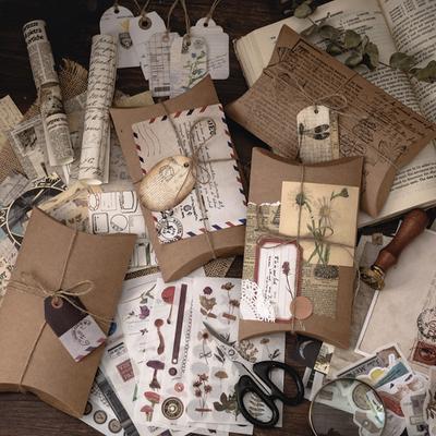 Ретро старые страницы старая коллекция DIY бумажные наклейки принадлежности для скрапбукинга 30 шт. набор художественных материалов для журнала планировщик дневник тетрадь коллаж альбом