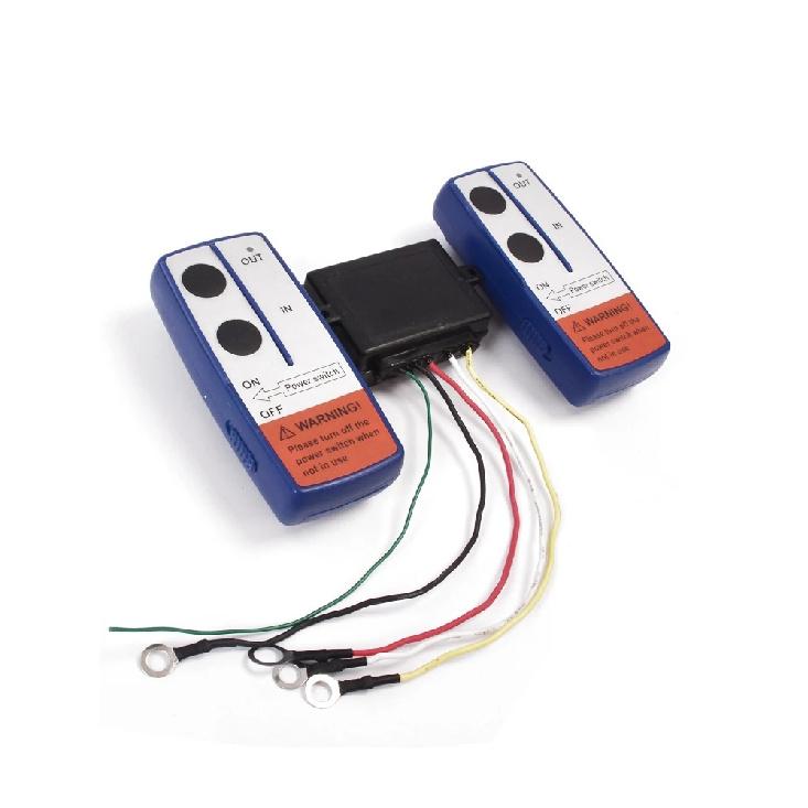 1PCS Universal Solenoid Twin Wireless Remote Control Controller Recovery 4x4 12V 500Amp HD Contactor Winch Control
