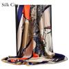 High-quality Luxurious Silk Scarves Headband Scarfs Neck Scarf For Women Chain Silk Scarf Women's Decorative Shawl