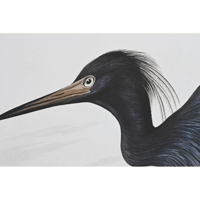 Tableau encadré - Oiseau oriental - 63 x 4 x 93 cm - Décoration murale - Ethnique