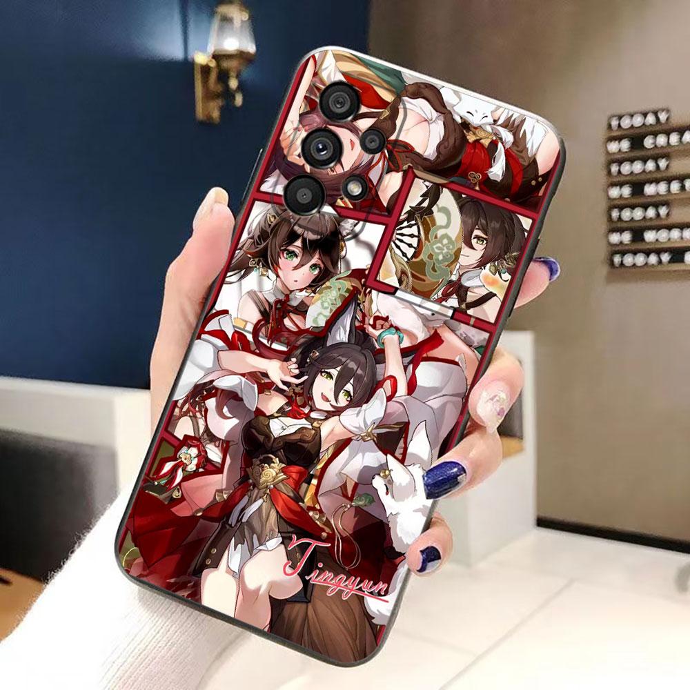 Чехол для телефона Rail Blade Jing Yuan Honkai для Samsung A73 A72 A71 A57 A56 A55 A54 A53 A52 A51 A37 A36 A32 A23 A22 A16 A15 A14
