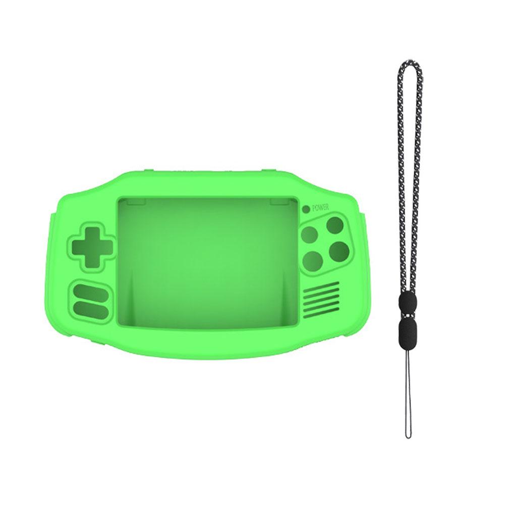 Силиконовый защитный чехол для игровой консоли ANBERNIC RG34XX, защита от падений, простой однотонный защитный рукав со шнурком