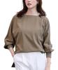 Yours Boat Neck Dolman Sleeve Pullover BDXU1550 Medium Mocha Women's