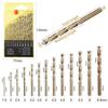 Forets hélicoïdaux - AIMOONSA - HSS M35 - 13 pcs 1,5–6,5 mm - 5% Cobalt - Pointe 135°