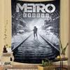 MMetro 2033 Аниме Видеоигра Подвесной Бохо Гобелен Бохо Настенные Гобелены Мандала Кавайная Декор Комнаты