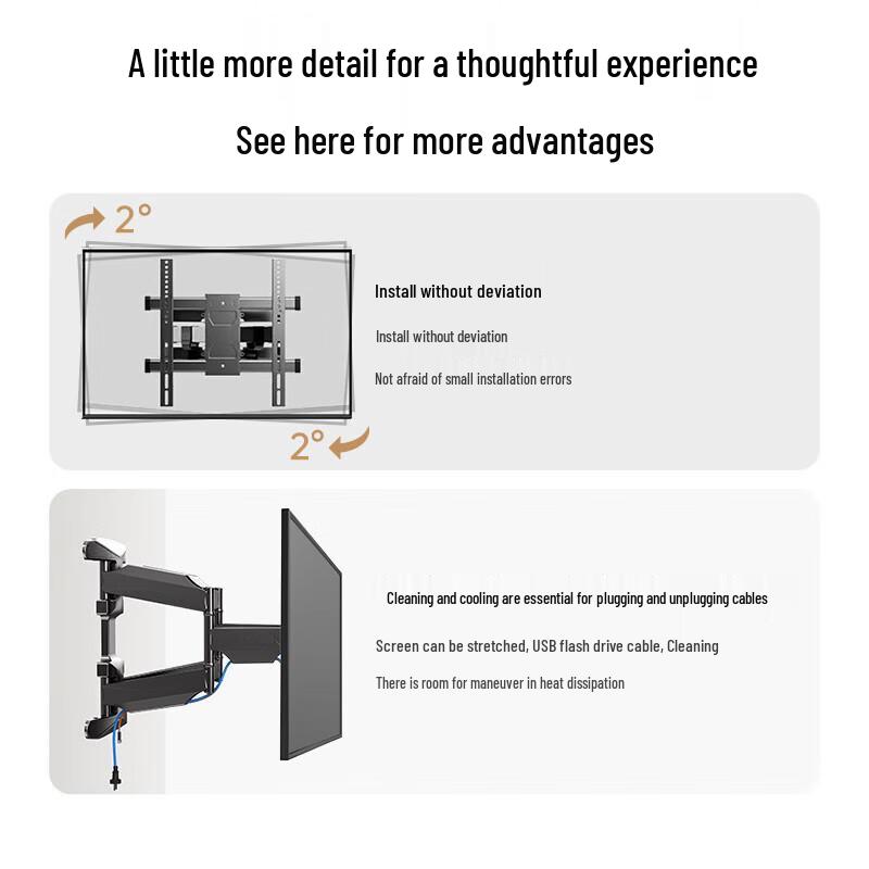 Universal Full-Motion TV Wall Mount