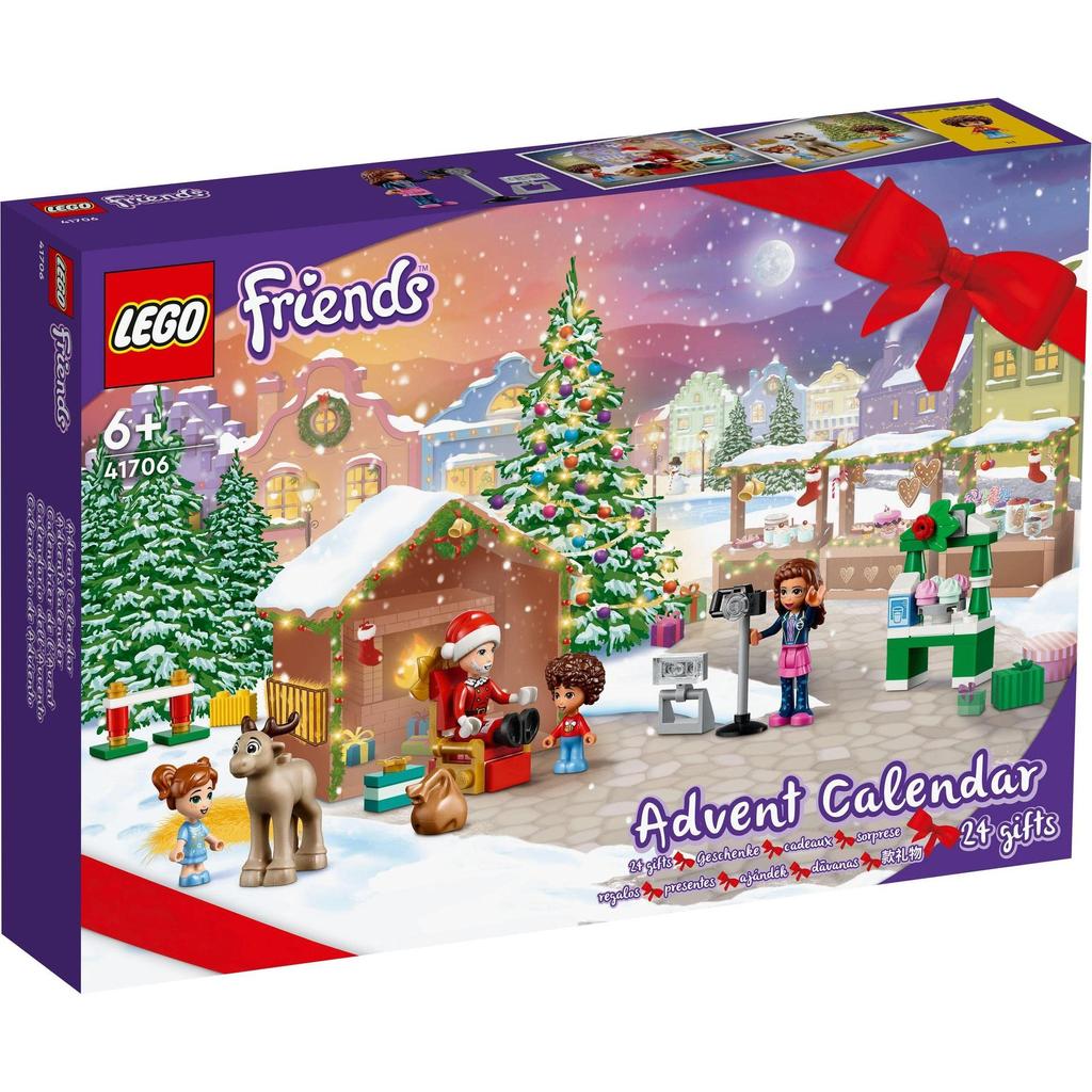 LEGO Друзья LEGO Friends Адвент-календарь 41706 Игрушечный блок Подарок на праздничную годовщину для девочек от 6 лет