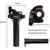 Nibbi Motorcycle Throttle For Honda Yamaha Suzuki Kawasaki, High Sensitivity Short Stroke Light Control Handlebar For Motocross Dirt Bike Pit Bike