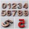0-9 Modern House Door Plaque Address Number Digit Plate Sign Decoration ARI