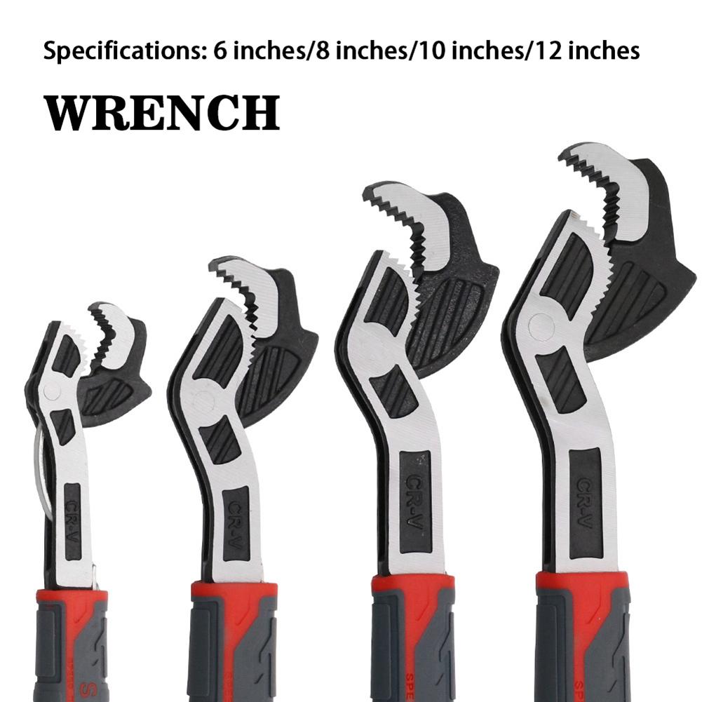 Самоблокирующийся регулируемый трубный ключ Универсальные малые ключи Многоцелевой инструмент для обслуживания клапанов труб Установка