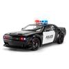 1/24 Dodge Challenger SRT Hellcat Американский полицейский автомобиль Энтузиасты Сплав Металл Литье под давлением Модель автомобиля Звук Свет Подарок для друга