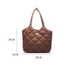 Women Padded Hobo Handbag Casual Crossbody Bag Diamond Quilted Tote Bag Padding Shoulder Bag Slouchy Travel Bag