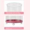 Plush Toys Storage Bucket Organizer Transparent Tube Zipper Closure Large Capacity Stuffed Animal Toys Display Holder
