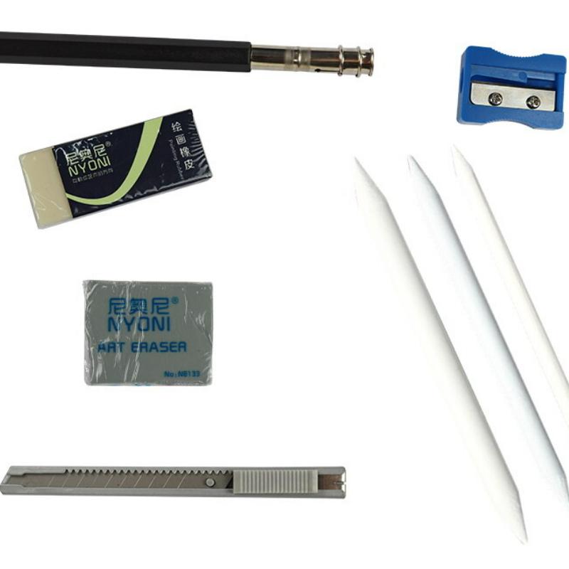 29 шт., набор карандашей для эскизов, профессиональный набор для рисования углем, набор деревянных карандашей для художника, школьников, товары для рукоделия