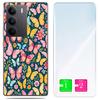 Etui Do Realme C75 / 14X 5G Obudowa Foto Case Plecki Motyle + Szkło 9H