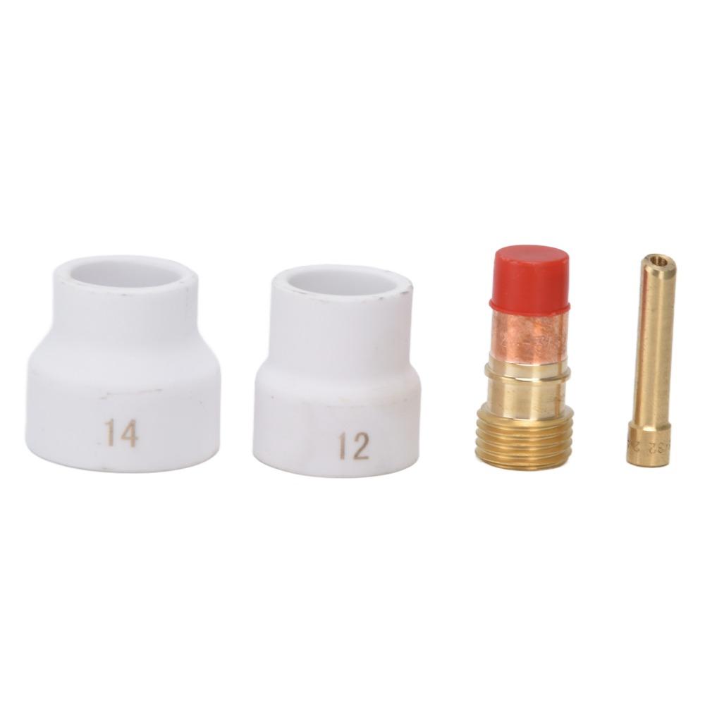 4Pcs For WP 17/18/26 Torches TIG Welding Torch Consumables