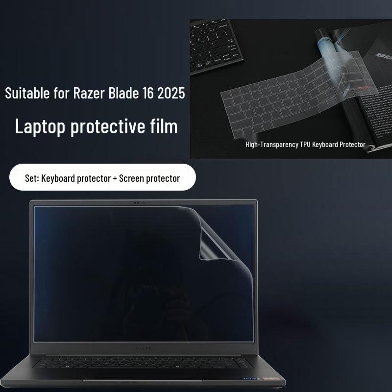 2025 Защитная пленка для клавиатуры Razer Blade 16 - Модель RZ09-0528 Пленка для клавиатуры и экрана