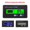 1Pcs DC 12V 24V 36V 48V 60V 72V Battery Gauge Front Setting and On/Off Button Voltage Meter