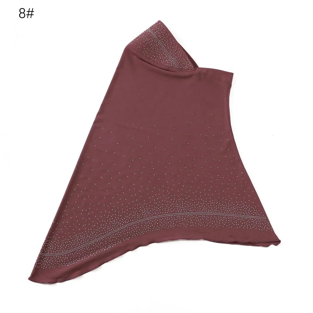 Рамадан мгновенный хиджаб женский мусульманский шарф цепочка платок обертывания эластичный головной убор шея шали Амира исламская молитва хиджабы тюрбан