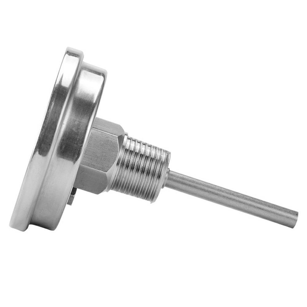 TS-BX40 Axial Pointer Bimetal Thermometer Boiler Round Temperature Gauge Digital BBQ Grill Thermometer