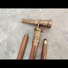 Solid Telescope Design Handle Antique Style Wooden Walking Stick Cane Gift