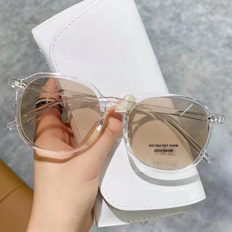 Фотохромные очки с большими оправами, меняющие цвет, блокирующие синий свет, для женщин с диоптриями