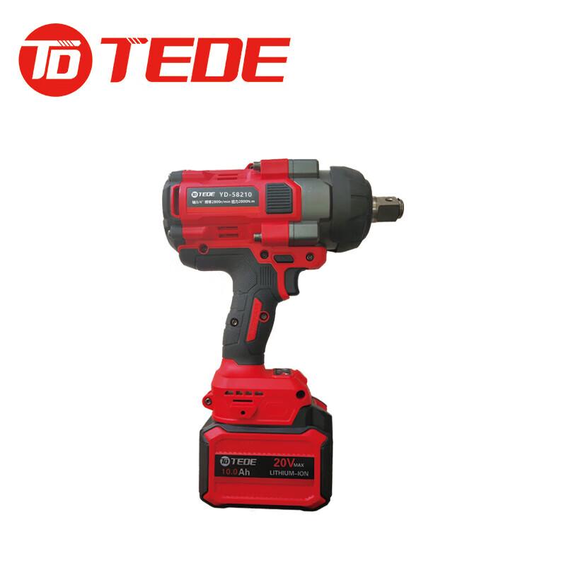 TEDE Cordless Brushless Lithium-Ion Impact Wrench CN plug (adapter included)