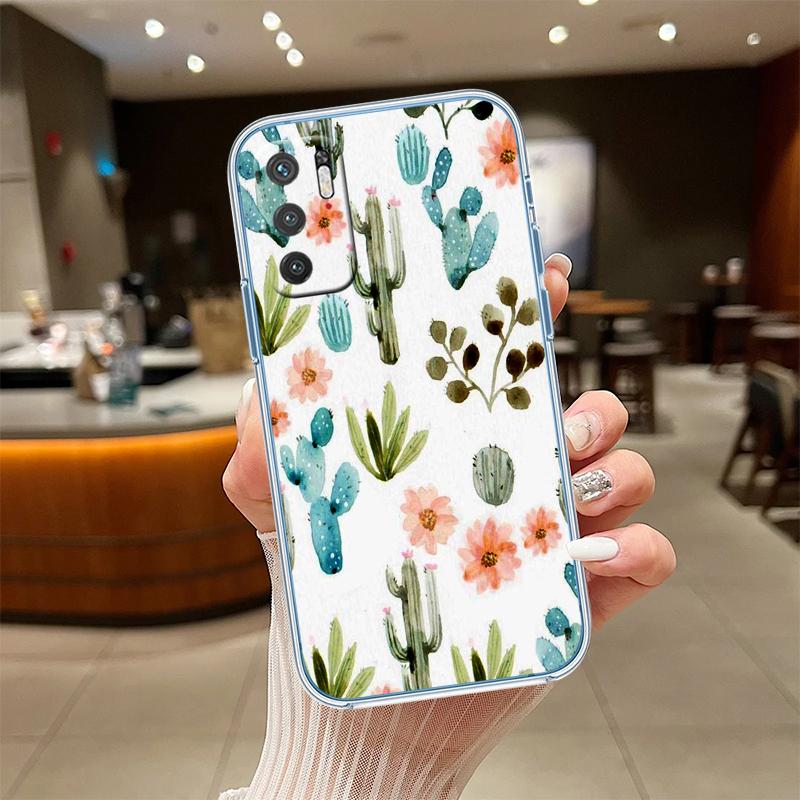 UP49 Watercolour Cacti Phone Case for Motorola Moto G10 G20 G30 G31 G32 G34 G35 G41 G42 G50 G51 G52 G55 G60 G60S G62 G71 G72 G75