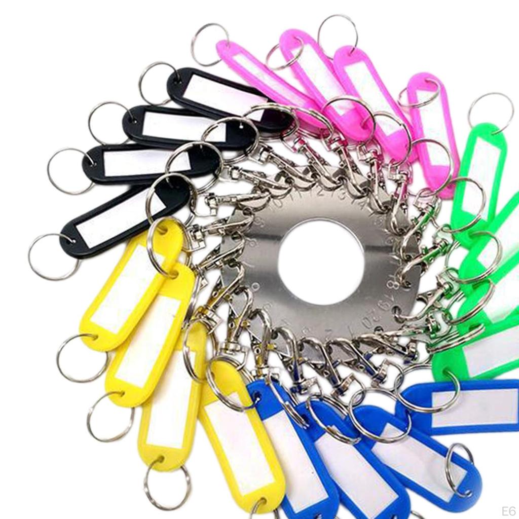 Compact Key Holder with Handle And Label Tags for Easy Organization